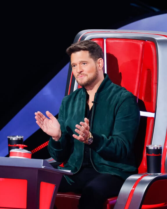 Michael Bublé’s Green Bomber Jackets